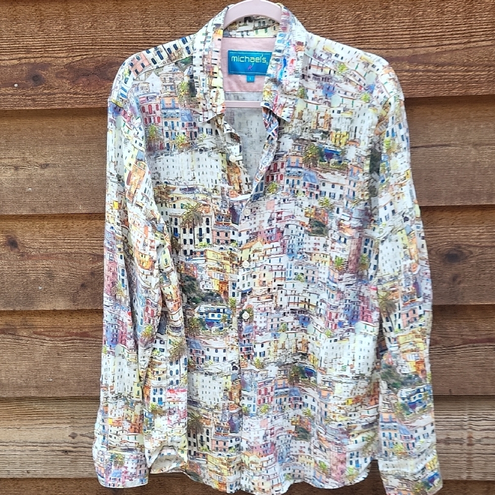 Michaels Pink and Blue Fabric Label